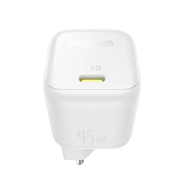 Зарядное устройство BASEUS PicoGo GaN Fast Charger Type-C 45W White (P10176800213-00) - фото 2