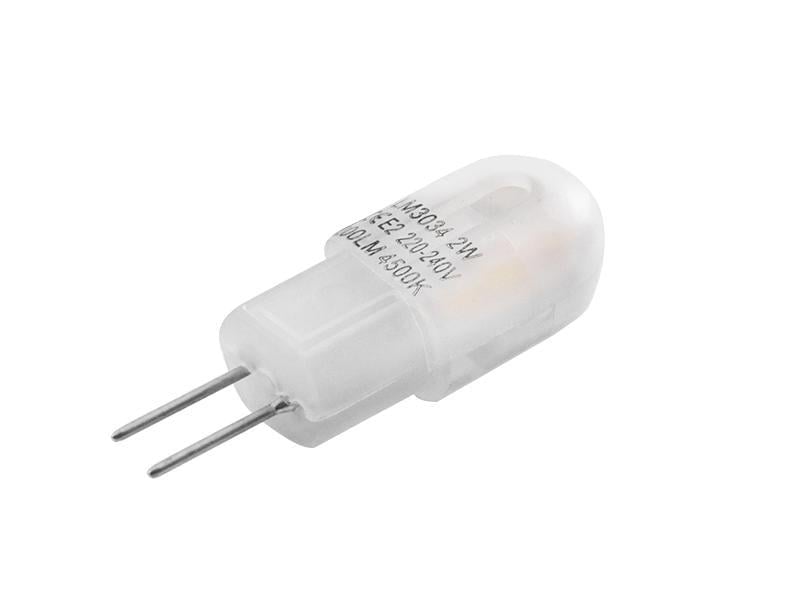 Светодиодная лампа Lemanso LM3034 G4 пластик 12LED 2W AC 220-240V 200Lm 4500K (22811556) - фото 2 Светодиодная лампа Lemanso LM3034 G4 пластик 12LED 2W AC 220-240V 200Lm 4500K (22811556) - фото 2
