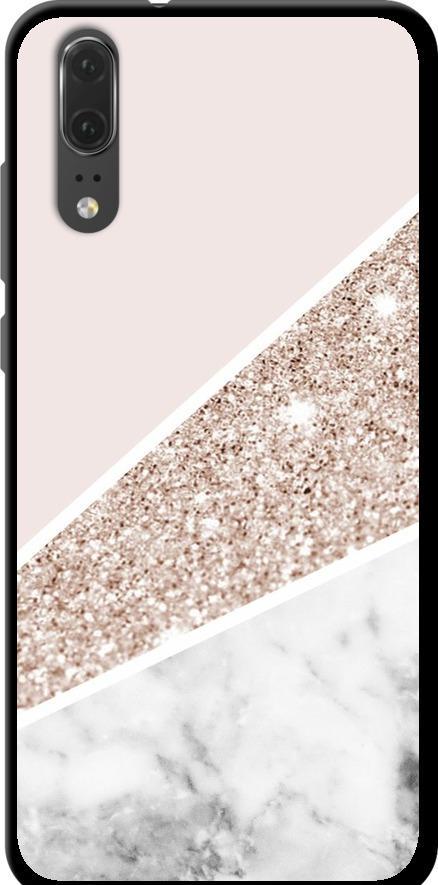 Чехол на Huawei P20 Пастельный мрамор (4342b-1396-42517)