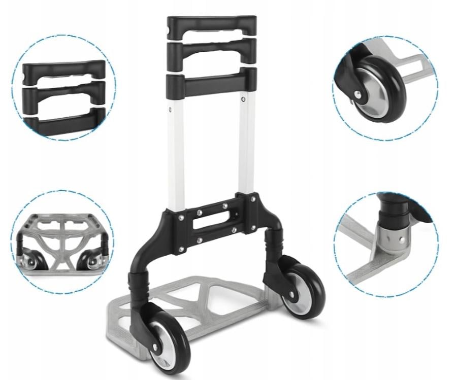 Візок складаний алюмінієвий до 70 кг (17728263038) - фото 8 Візок складаний алюмінієвий до 70 кг (17728263038) - фото 8