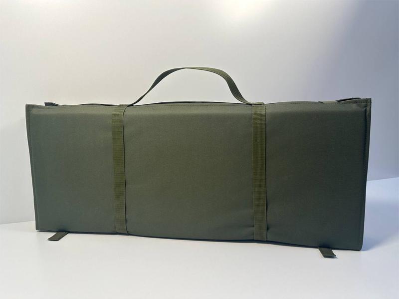 Каремат раскладной M-KET для сидения и сна 10 мм на 6 секций 1,8 м х 70 см с ручкою Оливковый - фото 2 Каремат раскладной M-KET для сидения и сна 10 мм на 6 секций 1,8 м х 70 см с ручкою Оливковый - фото 2