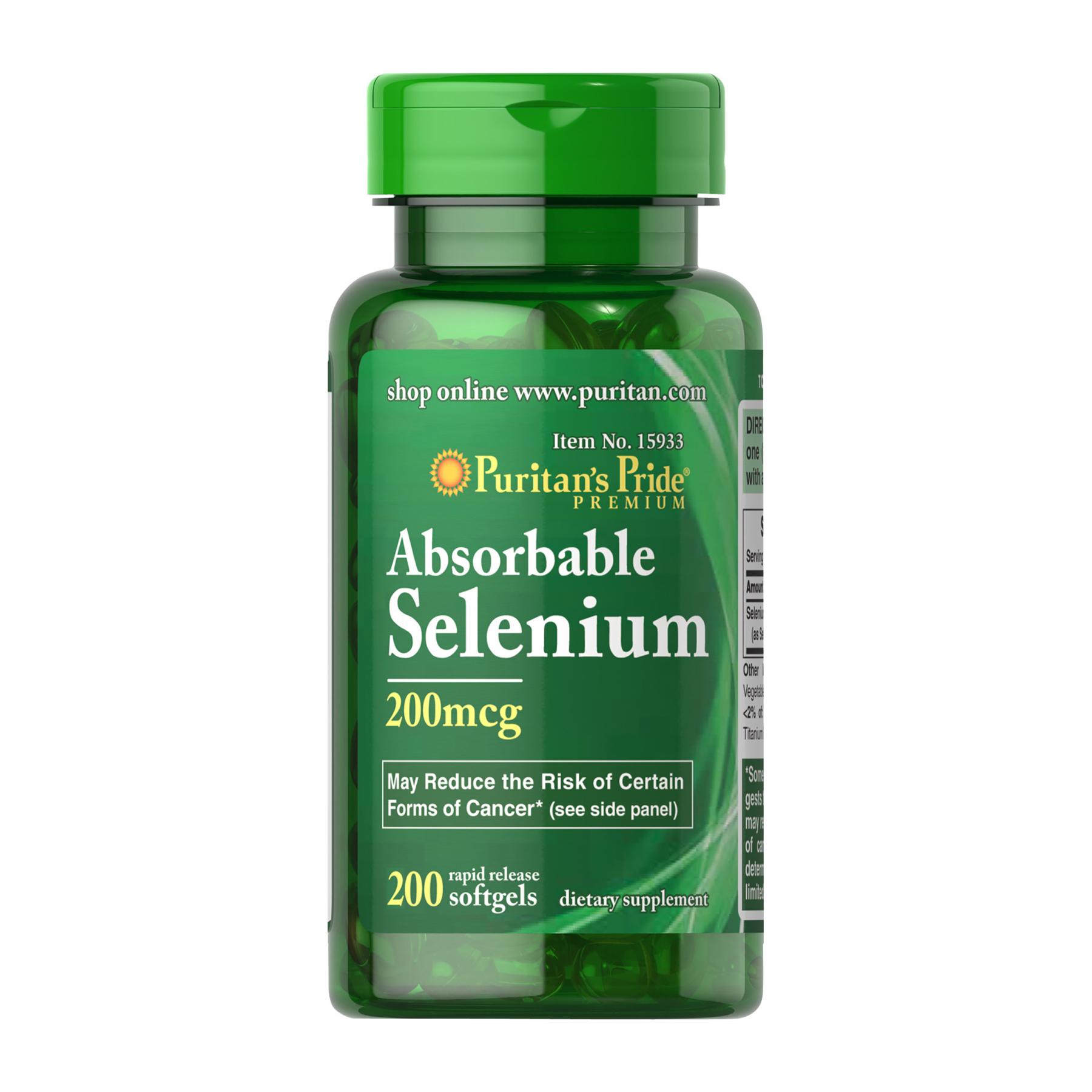Натуральная добавка Selenium 200 mcg 200 soft (100-32-3064464-20)