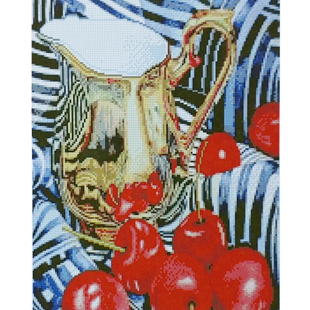 Алмазная мозаика Strateg Премиум Спелая черешня 40x50 см (D0058)