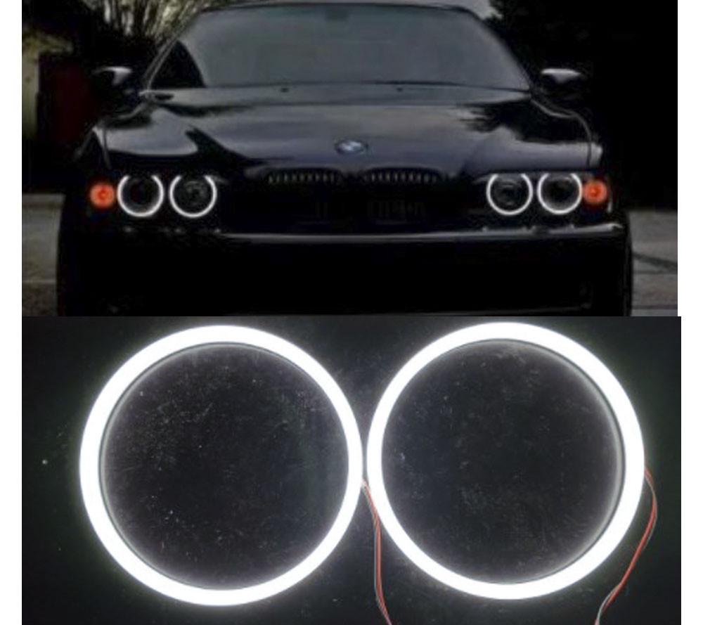 Круглые ДХО ангельские глазки COB 90 мм - фото 4