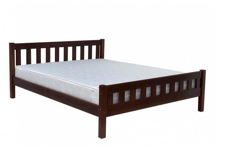 Кровать двуспальная деревянная Скиф Л-250 160х200 см Ольха