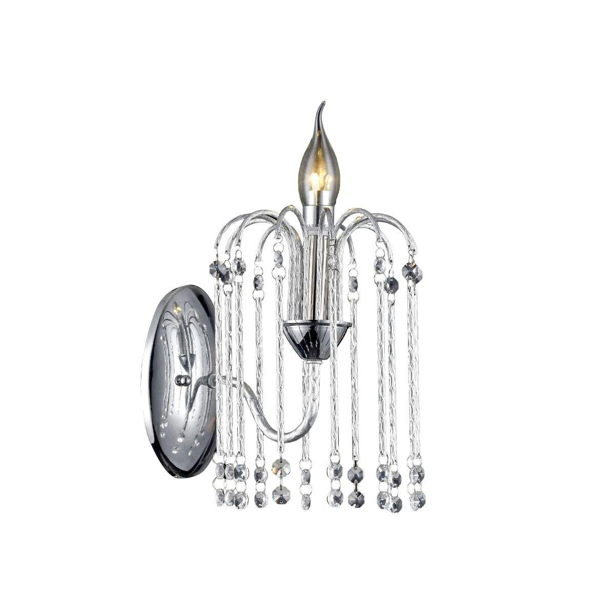 Настінний світильник Zuma Line Lucas W0354-01B-F4Ql Сріблястий (4455872)