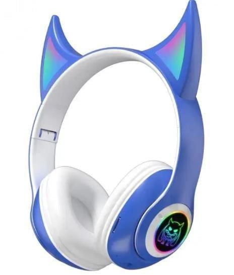 Наушники Cat STN-25 с ушками Bluetooth Синий (10919118)