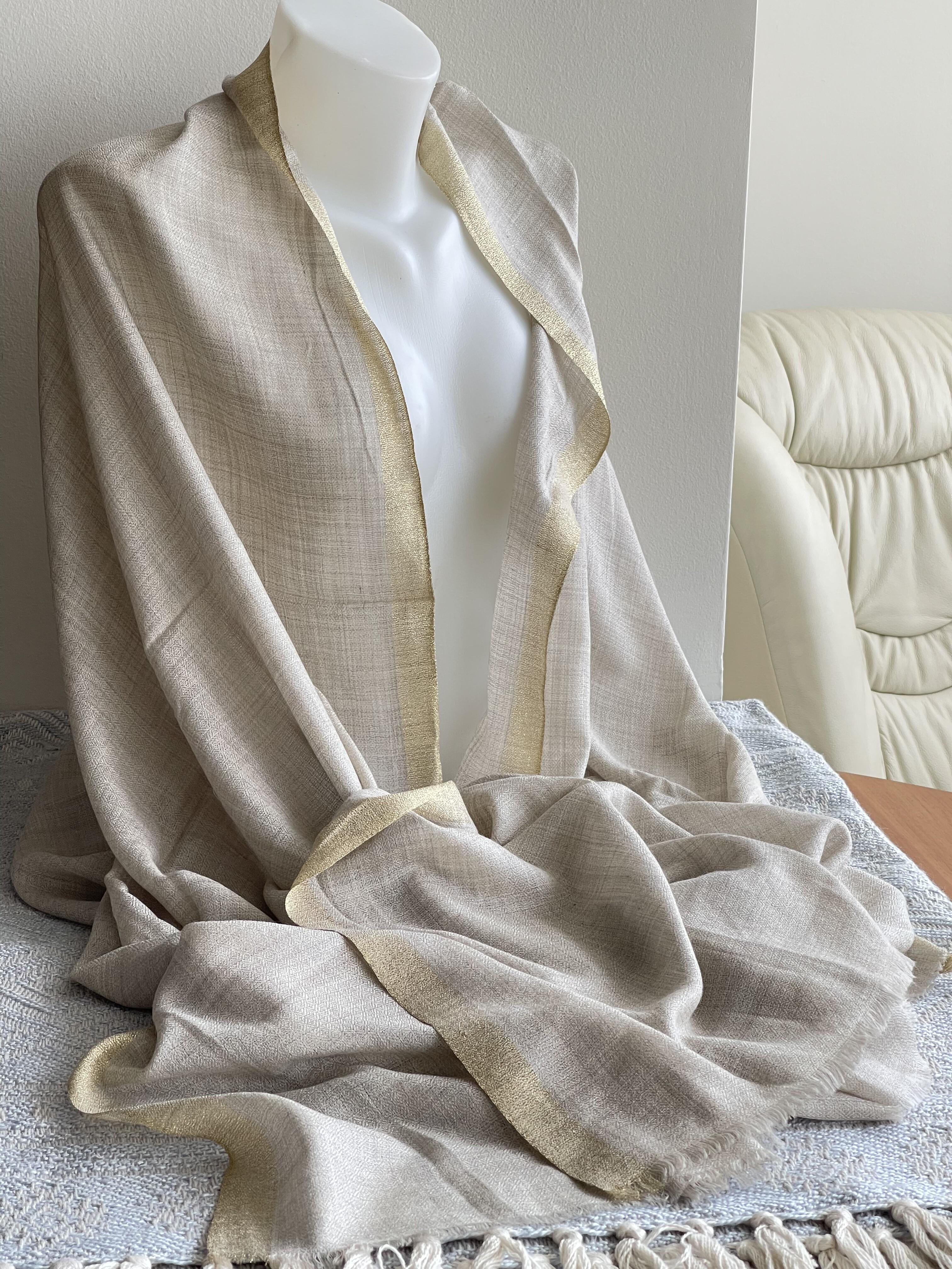 Шарф кашемировый Silk Route a-2335 230х115 см Бежевый