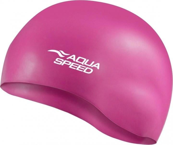 Шапочка для плавания Aqua Speed Mono 6203 Osfm Темно-розовый (5908217662033)