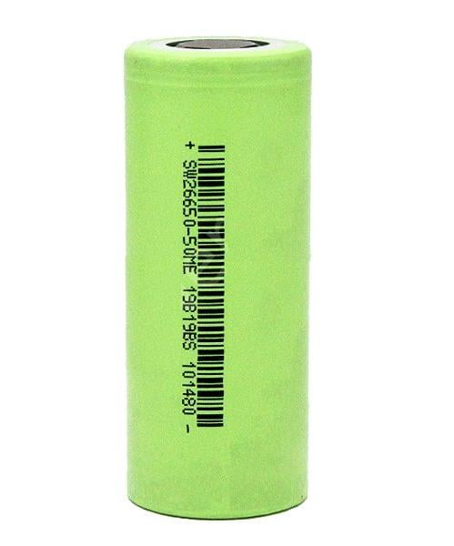 Аккумулятор Sinowatt SW26650-50ME 5000 mAh 15А 26650 Салатовый