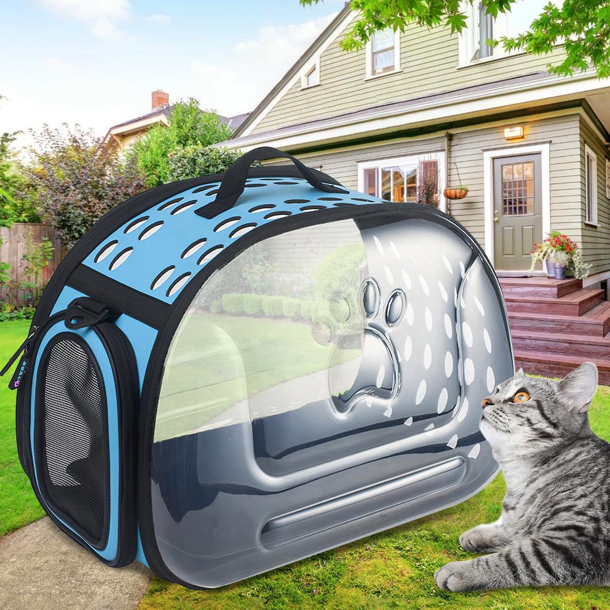 Сумка-переноска для транспортування тваринок Блакитний (HA-930) - фото 2 Сумка-переноска для транспортування тваринок Блакитний (HA-930) - фото 2