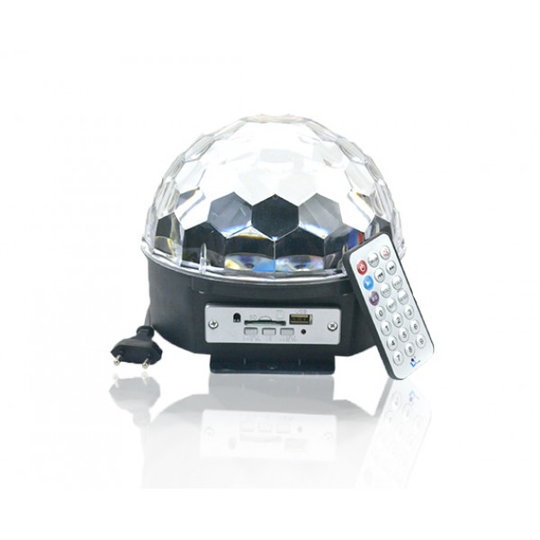 Дискошар музыкальный Music Ball 211 с пультом и флешкой USB + SD - фото 2