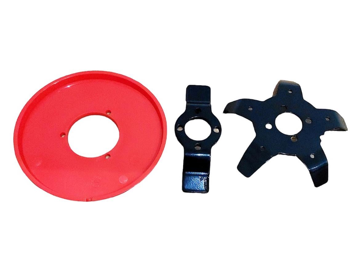 Диск-насадка для мотокосы разрыхлитель грунта сапа 2 ножа