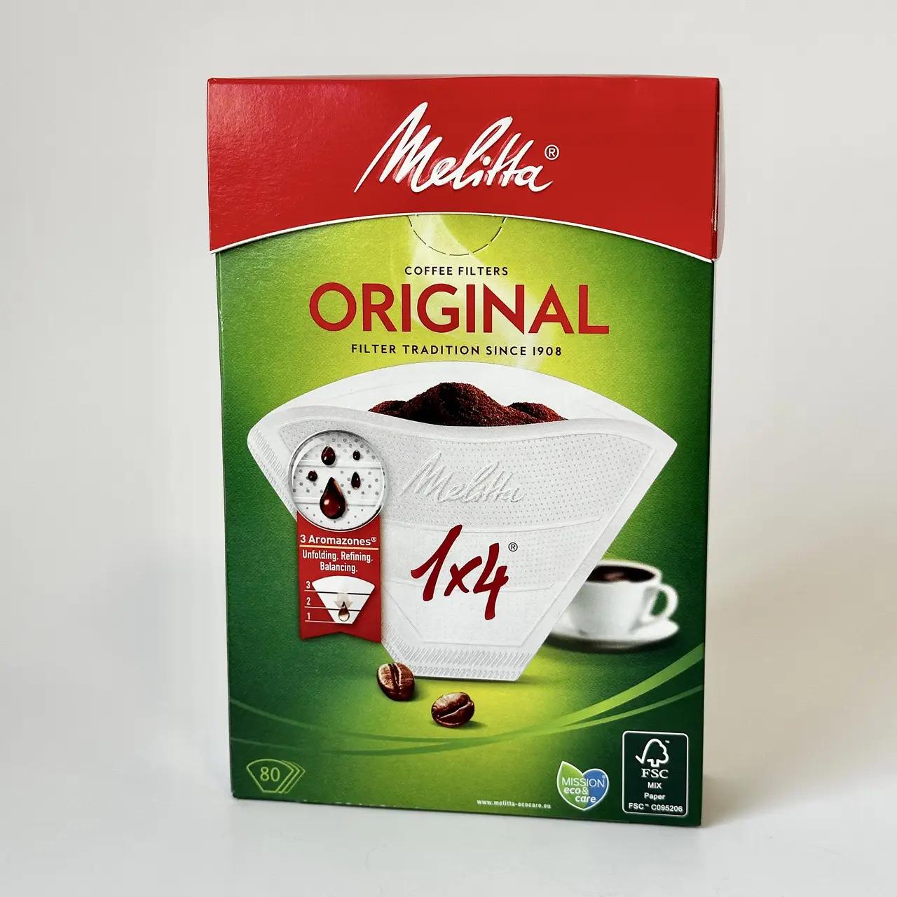 Фильтры бумажные Melitta 1X4/80 (4006508200450)