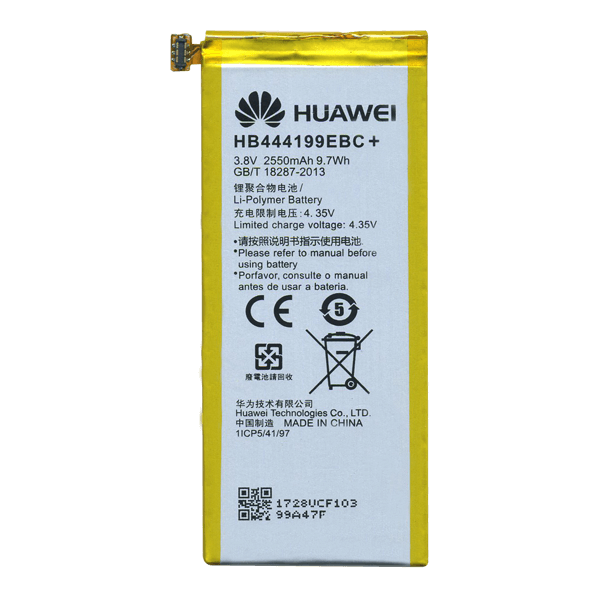 Батарея Huawei HB444199EBC 2550 mAh AAA (13185) - фото 1