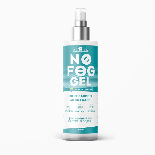 Гель проти запотівання Алана No Fog Gel для масок і шоломів 200 мл