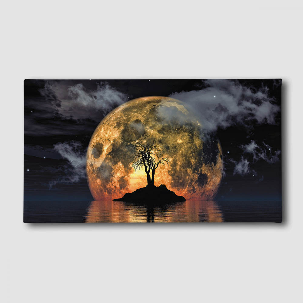 Картина Malevich Store Дерево при луне 30x60 см (K0015)