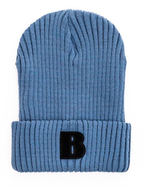 Шапка детская для мальчиков Бой DV400 без подкладки 46-50 см Голубой