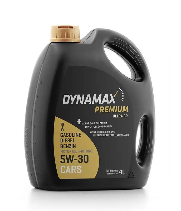 Моторное масло DYNAMAX PREMIUM ULTRA C2 5W30 4 л (502047)