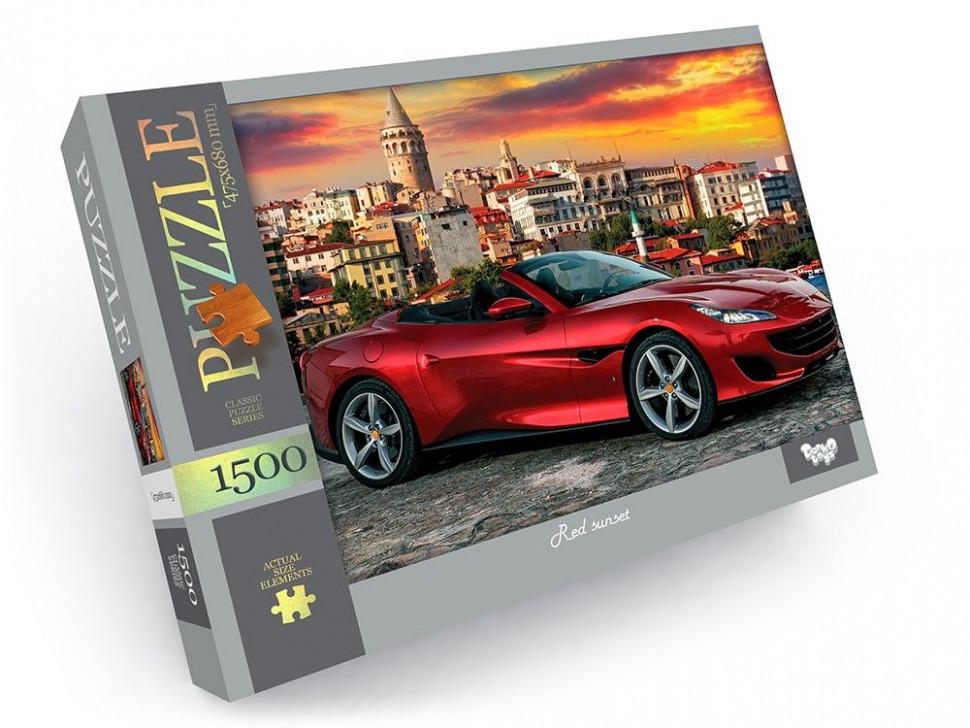Пазли Danko Toys Червоне авто C1500-04-01-10 1500 ел.