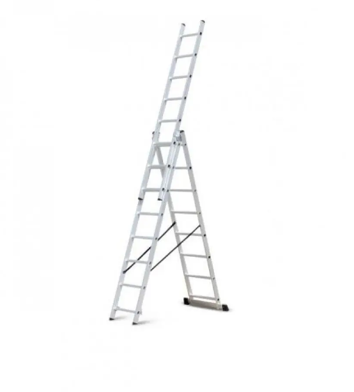 Драбина алюмінієва Procraft PLA3.424 3х7 щаблів 424 см 150 кг (31802800)