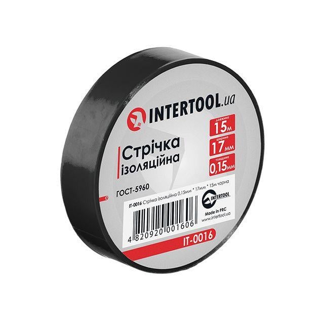 Лента изоляционная Intertool IT-0016 17х15х0,15 мм Черный