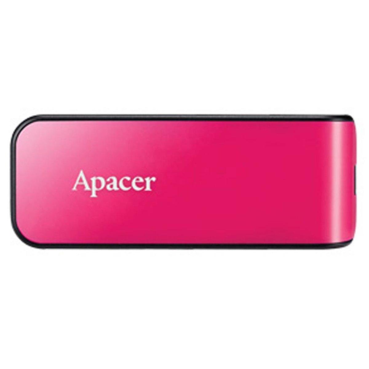Флеш-накопитель для ноутбука Flash Apacer USB 2.0 AH334 32Gb Pink (AP32GAH334P-1)