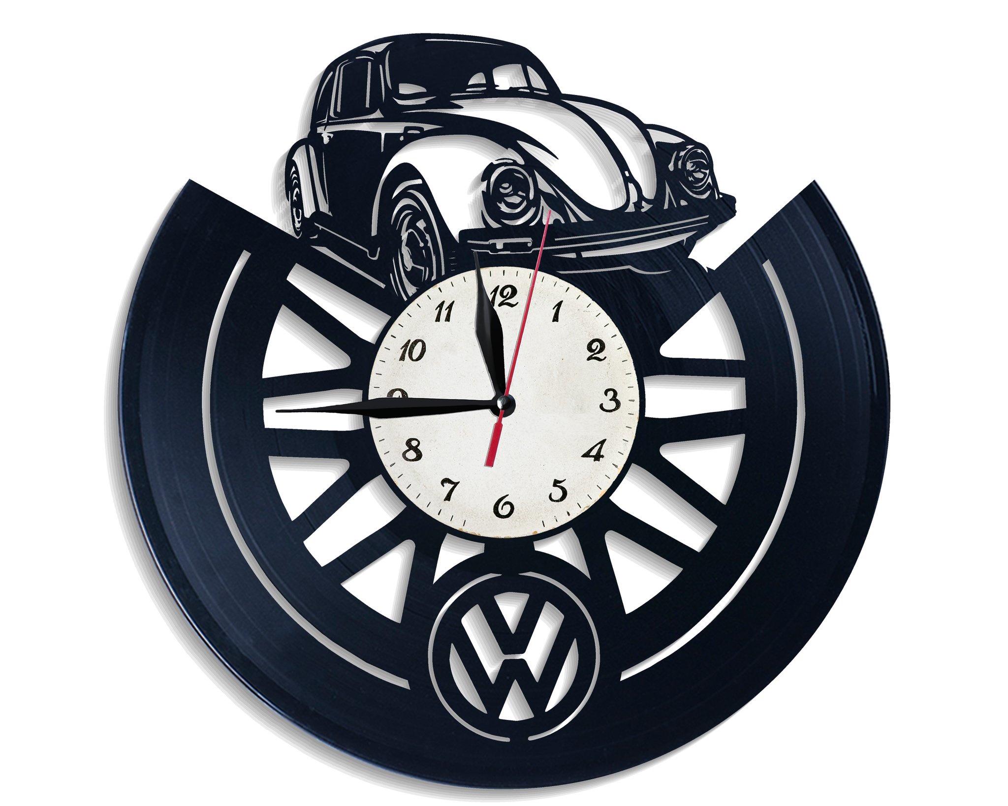 Часы настенные Volkswagen 2890 из виниловой пластинки