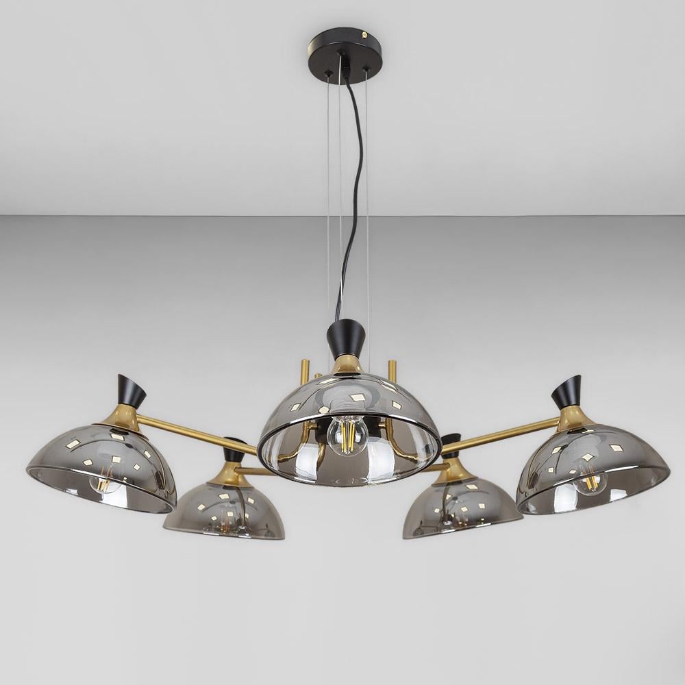 Люстра подвесная Light House LS-18613-5 Бронзовый с черным