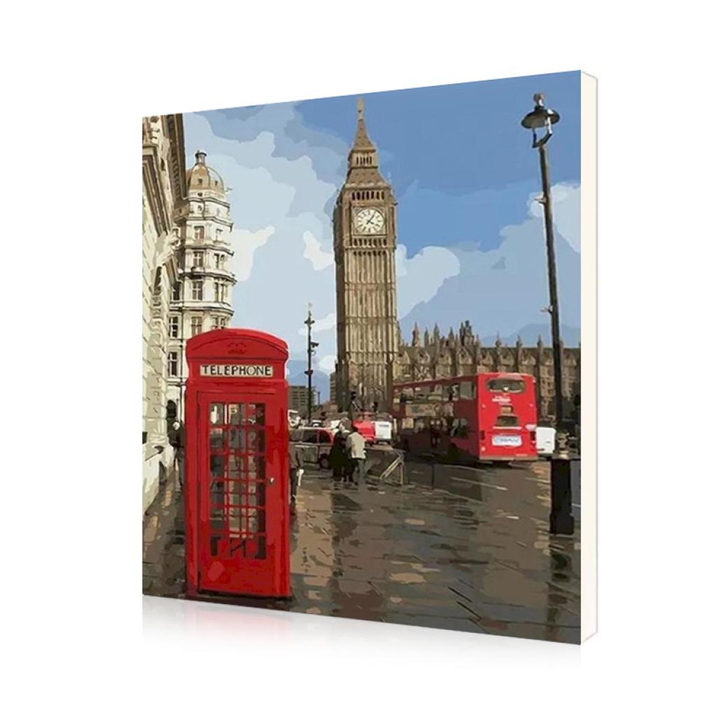 Картина по номерам Lesko DIY Лондон 40x50 см (PH9214)