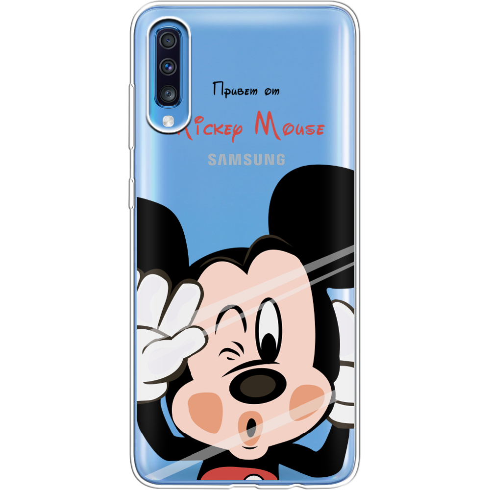 Чохол BoxFace Samsung A705 Galaxy A70 Mister M Прозорий силікон (36860-cc58-36860)