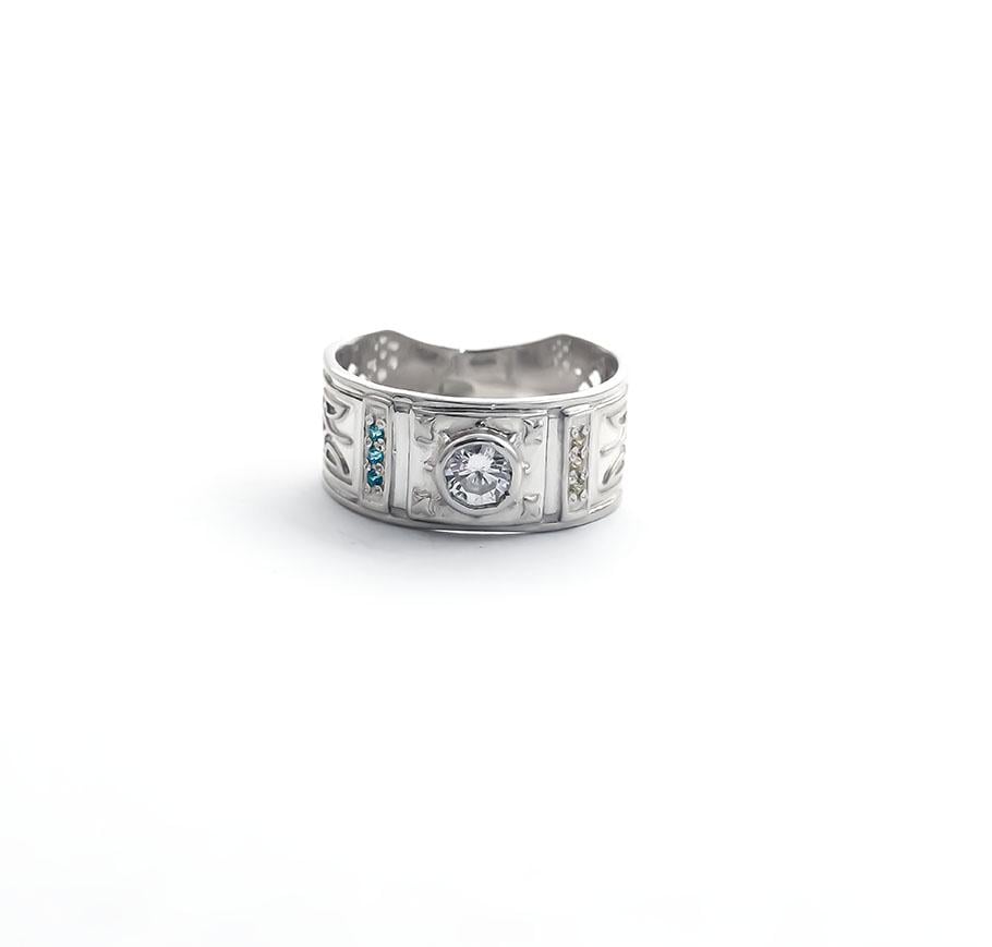 Печатка мужская Maxi Silver 2714 SE Герб Украины р. 19 (8271480)