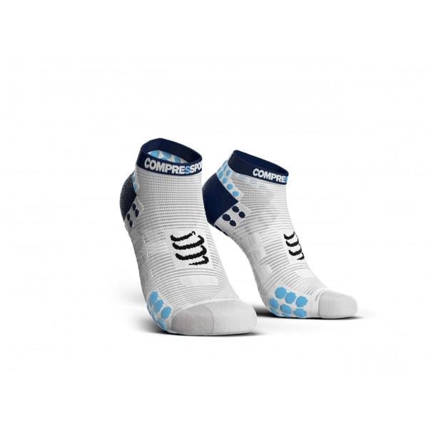 Носки спортивные Pro Racing Socks V3.0 Run Low Т2 Белый/Синий (0cbc75cb) - фото 1