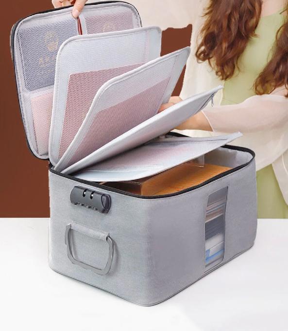 Документ-кейс із кодовим замком 36х27х19 см сірий (ОДД-13-1) - фото 9 Документ-кейс із кодовим замком 36х27х19 см сірий (ОДД-13-1) - фото 9