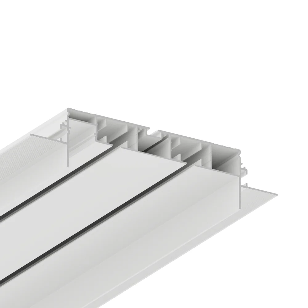 Карниз прихований BBcor дворядний для гіпсокартону Білий (G20/2)