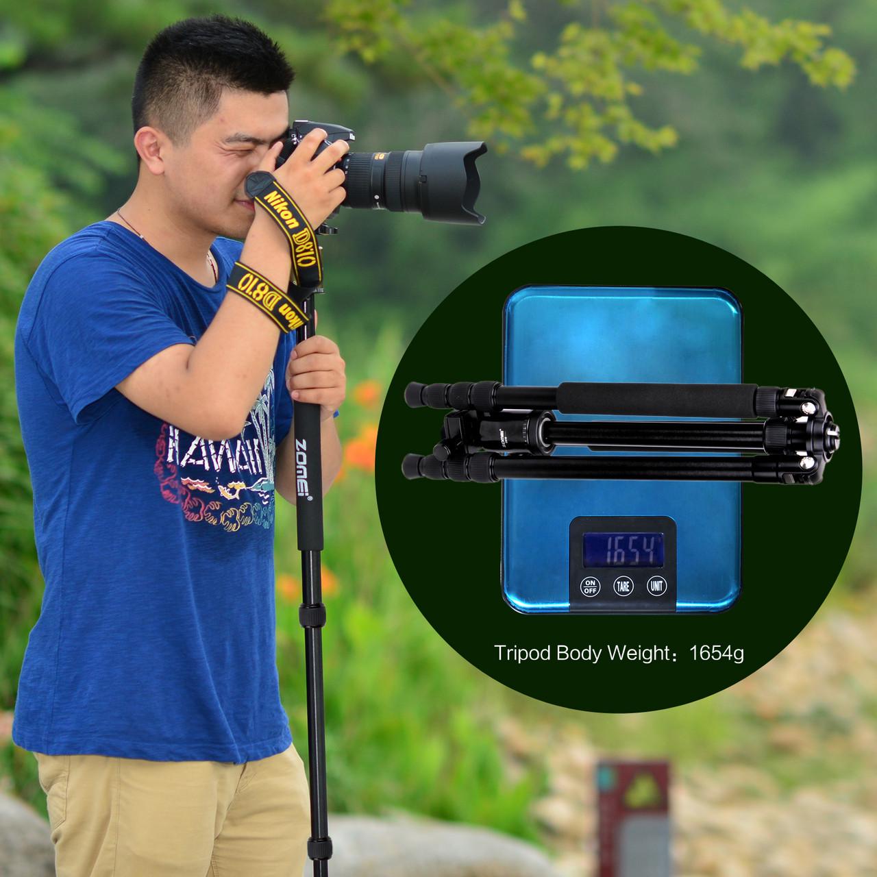 Штатив Zomei для фотоаппаратов Z888 со штативной головкой - фото 9 Штатив Zomei для фотоаппаратов Z888 со штативной головкой - фото 9