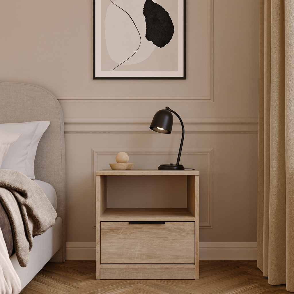 Тумба прикроватная ТП4 SENAM 490х450х350 мм ДСП Дуб Сонома - фото 1