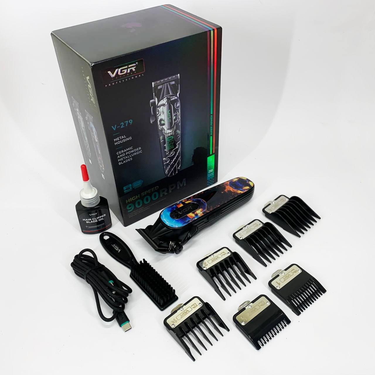 Машинка акумуляторна для стрижки VGR V-279 RED (13352285)