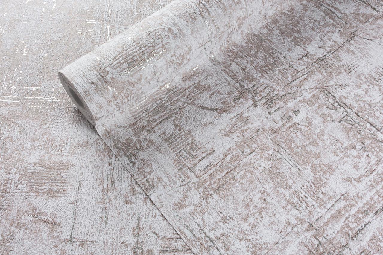 Обои флизелиновые LS Vinil Carrera ДХV-1597 Фон вспененный винил 1,06х10,05 м Коричневый