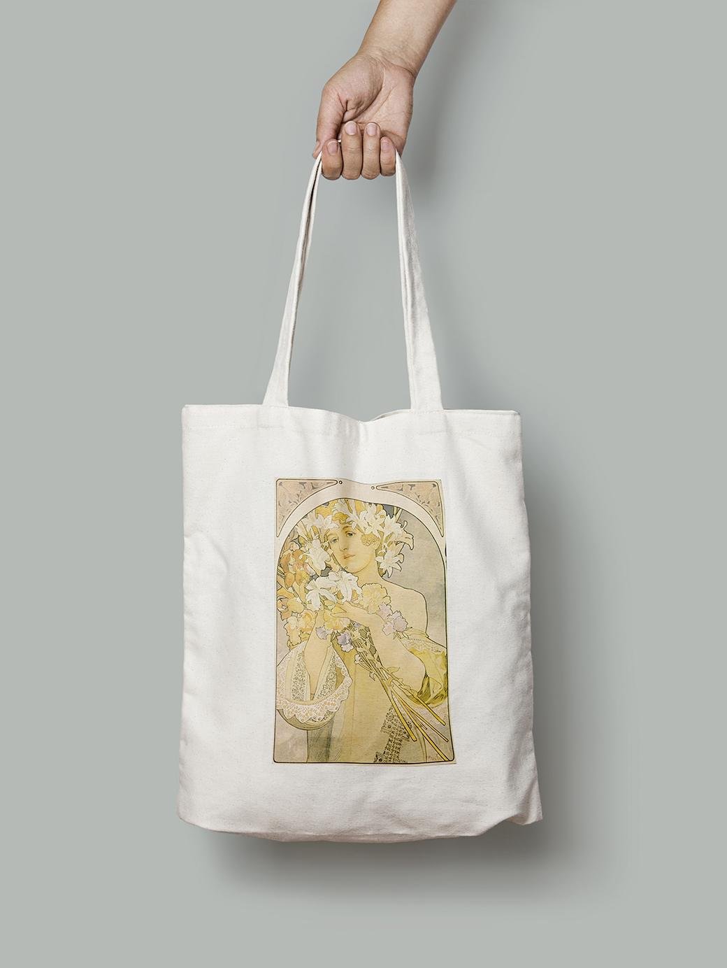 Еко-сумка Дівчина і павичі шопер (Retro_Posters_part_3_8_Bag)