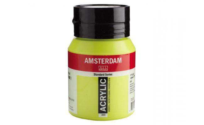 Акриловая краска Amsterdam Royal Talens 500 мл 243 Зелено-желтый (Az1-8712079281601)