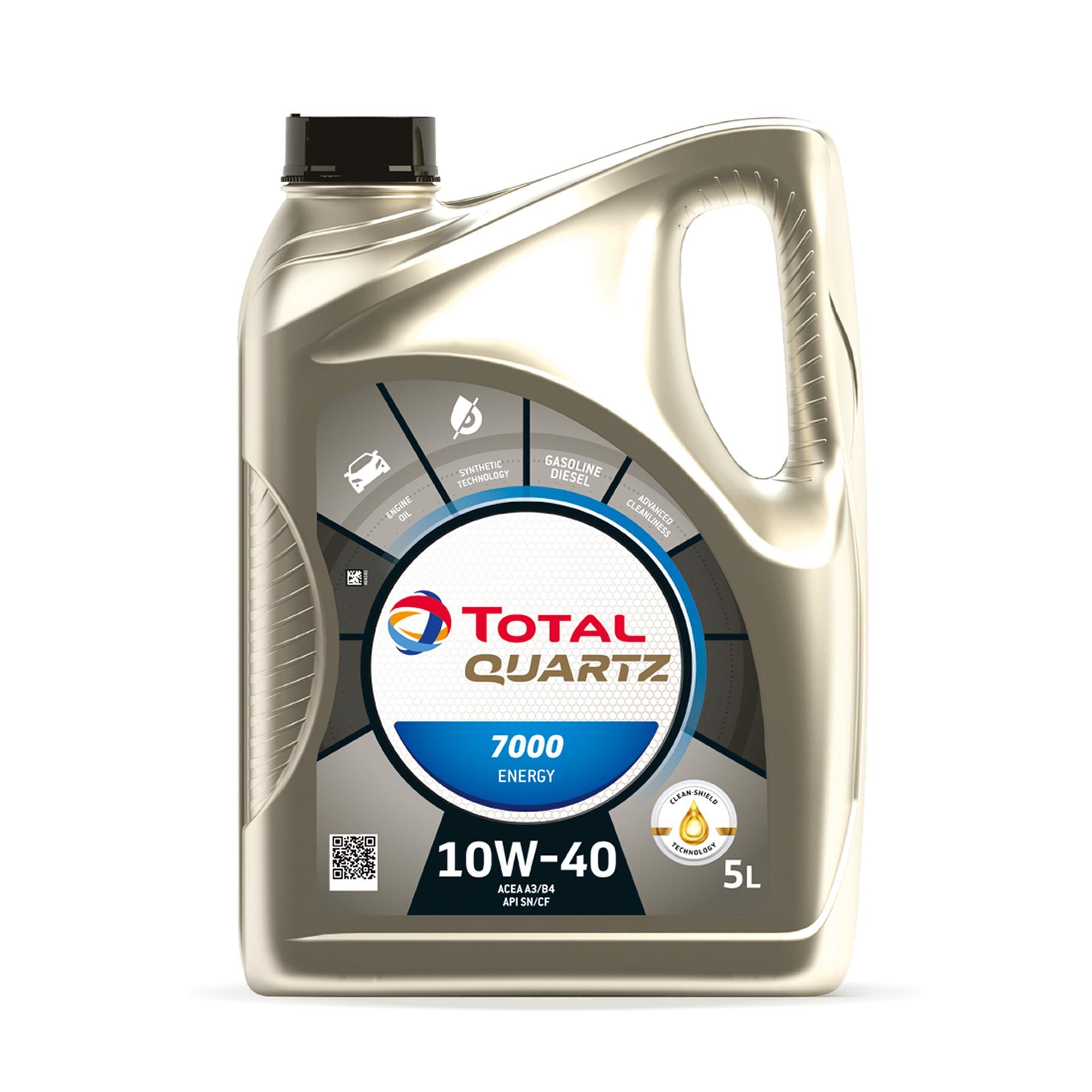 Масло моторное Total QUARTZ 7000 10W-40 x3 5 л
