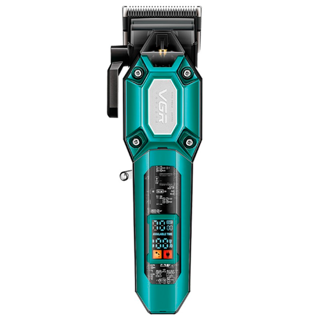 Машинка аккумуляторная VGR с LED-дисплеем для стрижки волос и бороды (V-600)