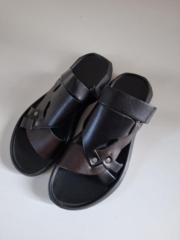 Шльопанці жіночі df-shoes пресована шкіра р. 39/25 см Чорний (35716288) Шльопанці жіночі df-shoes пресована шкіра р. 39/25 см Чорний (35716288)