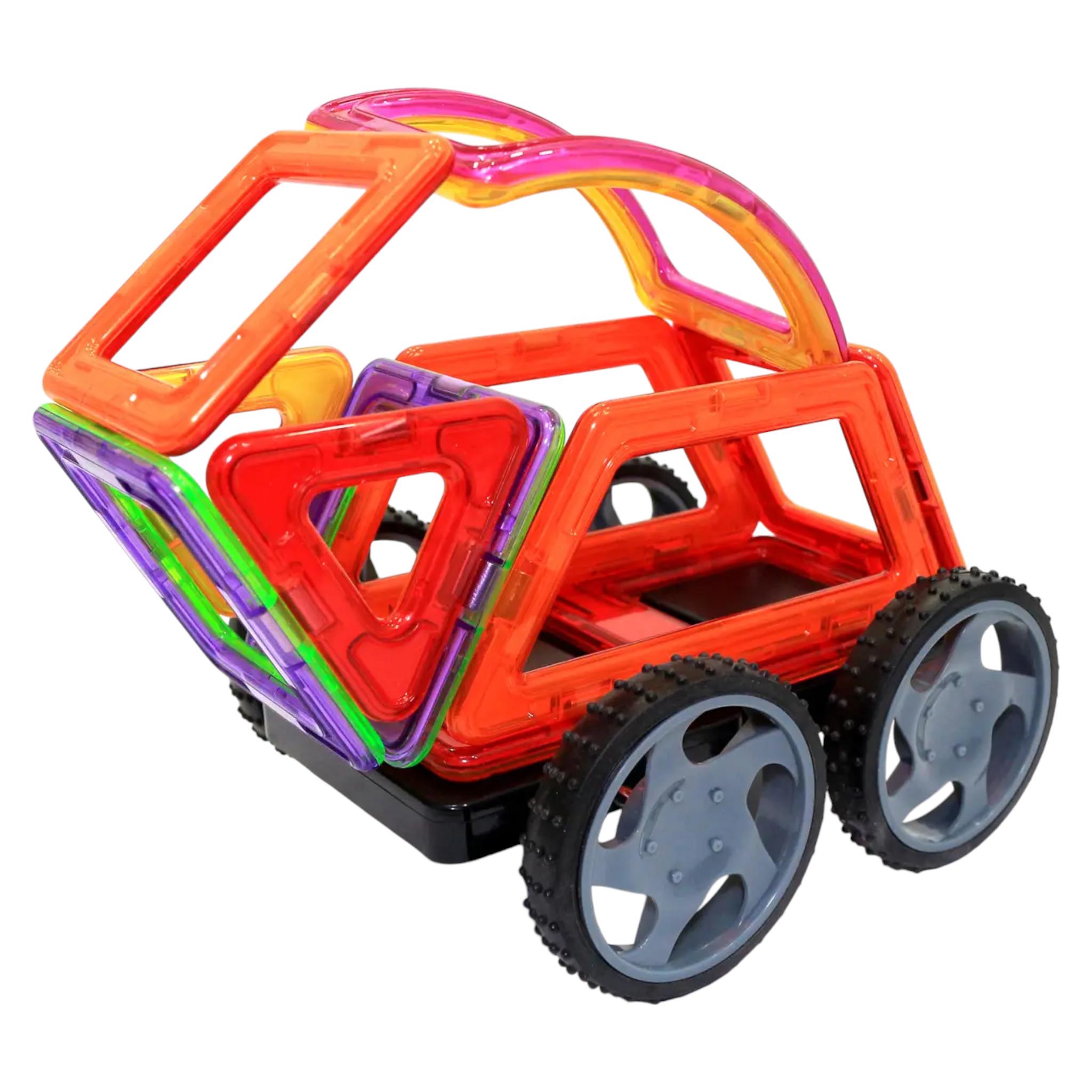 Конструктор магнитный Play Smart Машинки 27 деталей 19 моделей (G_2472)