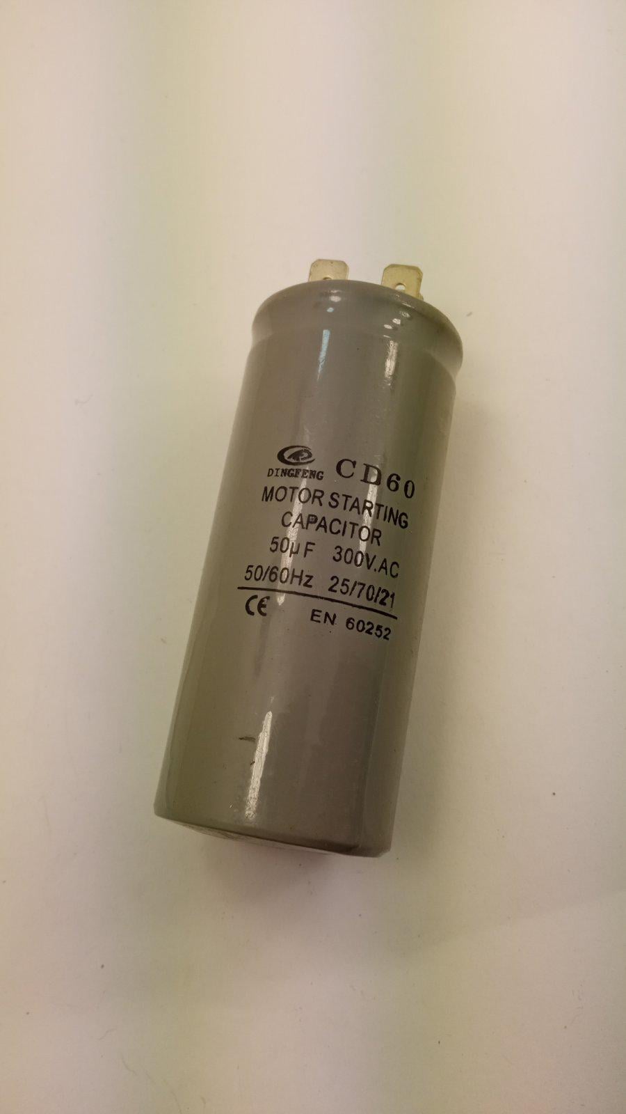 Конденсатор пусковой CD-60 50 mkF 300VAC 5%