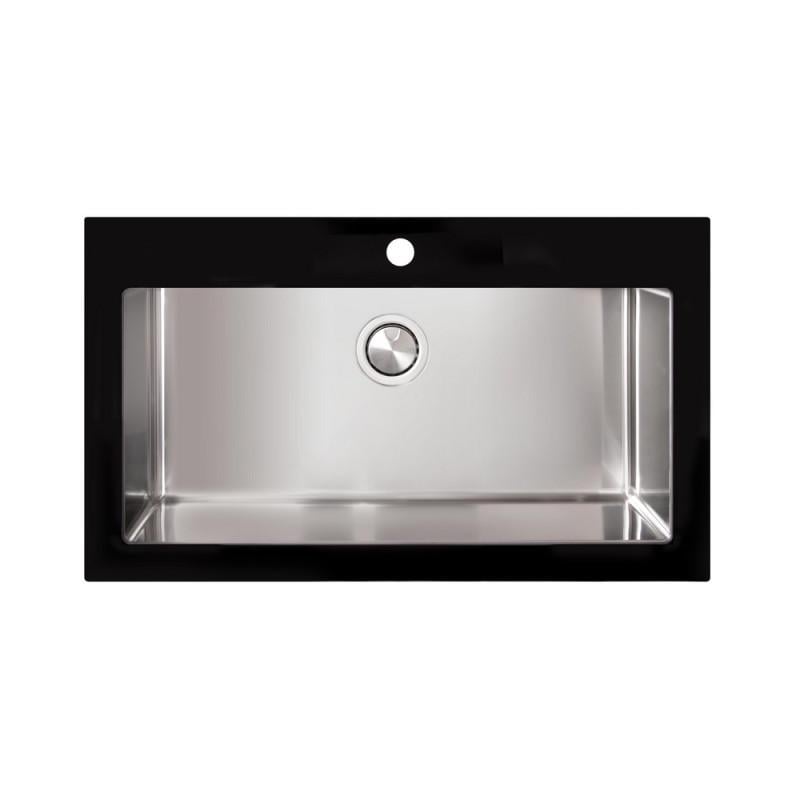Мойка для кухни стальная Apell Pura PUG861IBC BLACK (35675)