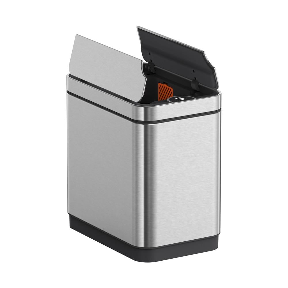Мусорное ведро сенсорное Koer TC-020112-02 прямоугольное 12 л Нержавеющая сталь (KR5582) - фото 2