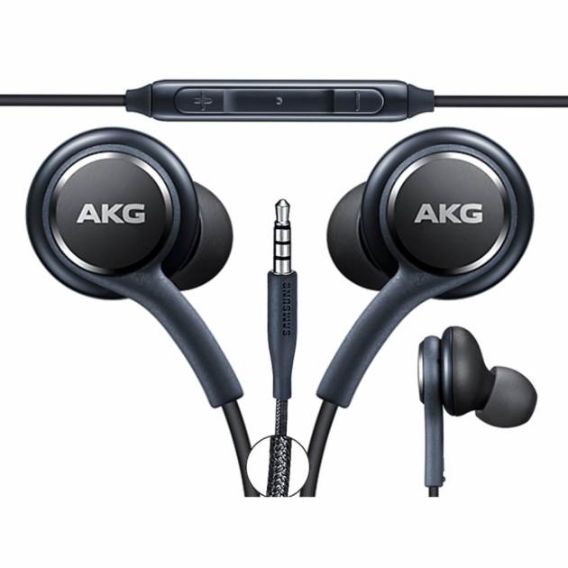 Навушники AKG EO-IG955 з перемотуванням і мікрофоном 3,5 мм Black