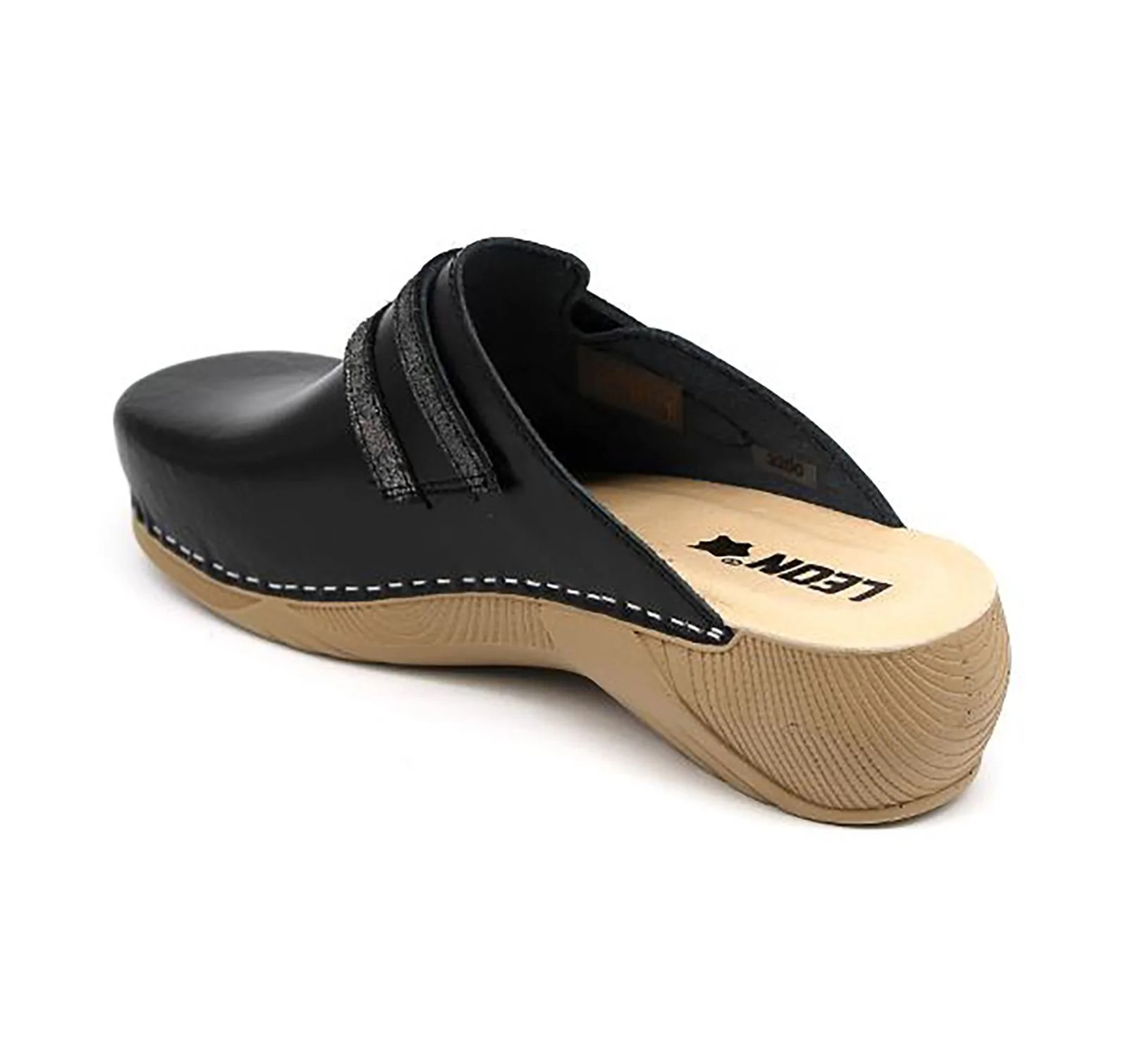 Женские сабо кожаные Leon 3200 р. 36 Черный - фото 2 Женские сабо кожаные Leon 3200 р. 36 Черный - фото 2